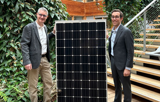 ENGIE Green, le CEA et la start-up SOLREED, partenaires pour améliorer la durabilité des panneaux solaires